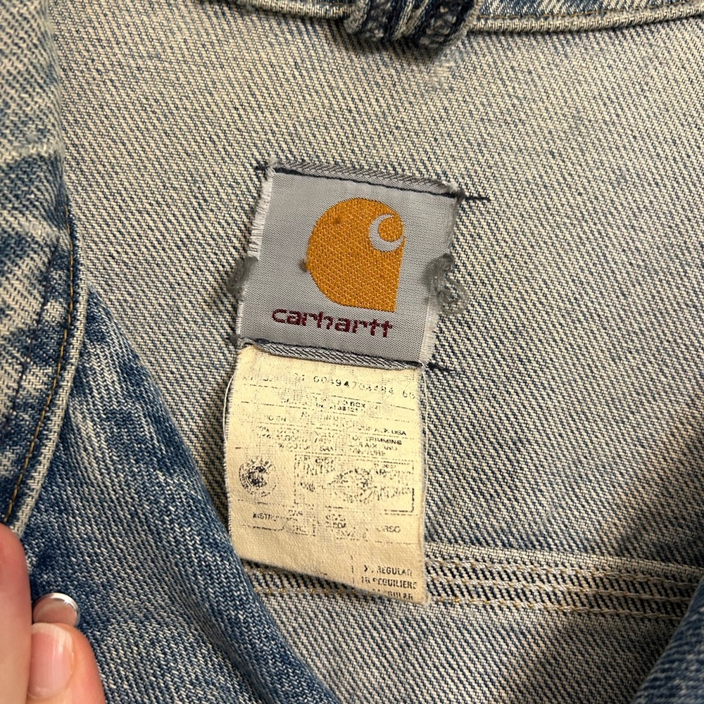 Vintage Carhartt Jean Jacket - Picture 3 of 6